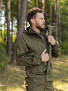 Костюм мужской демисезонный Undolini Горка Олива Рип-стоп 52 р UND брюки куртка с капюшоном водонепроницаемый и ветронепродуваемый повседнывный - изображение 3