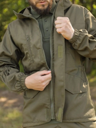 Костюм чоловічий демісезонний Undolini Гірка Олива Ріп-стоп 52 р UND штани куртка з капюшоном водонепроникний і вітронепродувний повсякденний - зображення 4