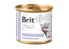 Вологий корм для кішок Brit VD Gastrointestinal з лососем та горохом 200 г