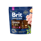 Сухий корм Brit Premium Adult S для дорослих собак дрібних порід зі смаком курки
