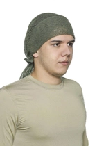 Шарф сетка маскировочный тактичный, военная шаль из треугольной сетки, Хаки - изображение 5