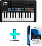 MIDI-клавиатура Arturia MiniLab 3 Black Edition + Arturia Analog Lab V