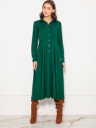 Плаття міді жіноче Lanti Suk190 36 Зелене (5904252713815) - зображення 1