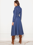 Плаття міді жіноче Lanti Suk190 40 Синє (5904252713990) - зображення 2