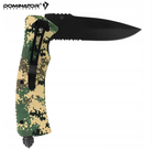 Спасательный Пружинный Складной Нож для Выживания Dominator FIRST EDC Камуфляж - изображение 6