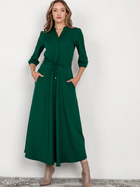 Плаття максі жіноче Lanti SUK205 40 Зелене (5904252721469) - зображення 5