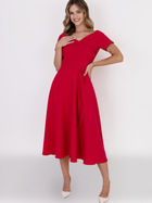 Плаття міді жіноче Lanti Suk181 34 Рожеве (5904252725191) - зображення 1