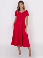 Плаття міді жіноче Lanti Suk181 34 Рожеве (5904252725191) - зображення 4