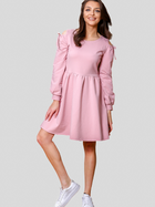 Sukienka mini damska MODAGI A7 S/M Różowa (5904996500290) - obraz 3