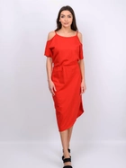 Sukienka damska midi MODAGI A15 S/M Czerwona (5904996500504) - obraz 1