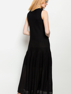 Плаття максі жіноче Deni Cler Milano T-Dc-311D-0G-10-90-1 42 Чорне (3300000703930) - зображення 2