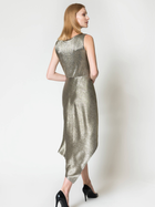 Сукня міді жіноча Deni Cler Milano W-Dw-3076-0M-G8-23-1 38 Золотиста (3300000730103) - зображення 4