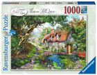 Puzzle Ravensburger Droga wśród wzgórza kwiatów 1000 elementów (4005556167777) - obraz 1