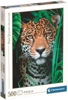 Puzzle Clementoni High Quality Jaguar w dżungli 500 elementów (8005125351275) - obraz 1