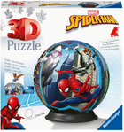 3D Пазл Ravensburger Куля Spiderman 72 елементи (4005556115631)