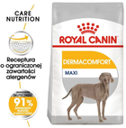 Sucha karma Royal Canin Maxi Dermacomfort dla psów dużych ras z podrażnieniami skóry powyżej 15 miesiąca życia 3 kg (3182550773850) - obraz 3