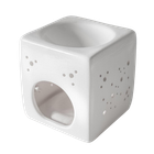 Ароматерапевтичний підсвічник Flagolie Cube White (5907471930452) - зображення 1