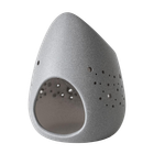 Ароматерапевтичний підсвічник Flagolie Drop Grey (5907471930438) - зображення 1