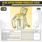 Куртка M-TAC Norman Windblock Flece Black Size XXL - зображення 5