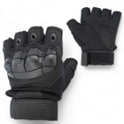 Тактичні рукавички без пальців 9067_M_Black - зображення 1