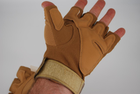 Тактичні рукавички без пальців 9064_XL_Beige - зображення 3