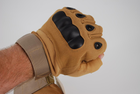 Тактичні рукавички без пальців 9064_M_Beige - зображення 7