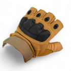 Тактичні рукавички без пальців 9067_XL_Beige - зображення 1