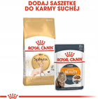 Sucha karma Royal Canin Sphynx Adult dla kotów dorosłych rasy Sfinks 400 g (3182550825948) - obraz 5