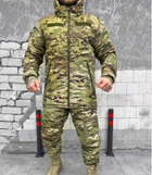 Тактический двусторонний зимний костюм 2 в 1 M мультикам - изображение 4