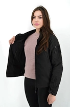 Тактическая женская куртка Eagle Soft Shell с флисом Black S - изображение 6