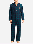 Piżama (koszula + spodnie) męska bawełniana Polo Ralph Lauren PRL714915985001 L Zielona (3616858035322) - obraz 1