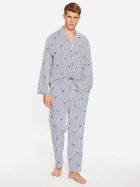 Piżama (koszula + spodnie) męska bawełniana Polo Ralph Lauren PRL714899627005 XL Wielobarwna (3616858032680) - obraz 1
