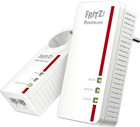 Комплект AVM FRITZ! Powerline 1260E WLAN Set 1200 Мбіт/с LAN Wi-Fi Біла (20002795) - зображення 1