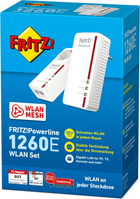 Комплект AVM FRITZ! Powerline 1260E WLAN Set 1200 Мбіт/с LAN Wi-Fi Біла (20002795) - зображення 3