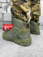 Тактичні черевики автовузол Tactical Combat Boots Olive 44 - зображення 2