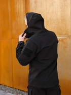 Куртка демісезонна Soft Shell чорна 52 - зображення 3