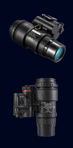 Прилад нічного бачення POMIACAM PVS-18 цифровий 1X32 із кріпленням на шолом BLACK - зображення 4
