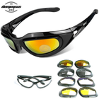 Тактические очки DAISY C5 Polarized UV400 солнцезащитные Black - изображение 3