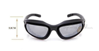Тактические очки DAISY C5 Polarized UV400 солнцезащитные Black - изображение 5