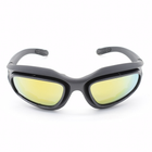 Тактические очки DAISY C5 Polarized UV400 солнцезащитные Black - изображение 7