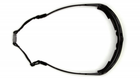 Тактичні окуляри Pyramex Highlander-PLUS із ущільнювачем Anti-Fog чорні - зображення 5
