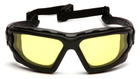 Тактичні окуляри Pyramex i-Force Slim із ущільнювачем Anti-Fog жовті - зображення 2