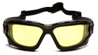 Тактичні окуляри Pyramex i-Force XL із ущільнювачем Anti-Fog жовті - зображення 3