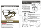 Подвесная система для шлема FMA Helmet Retention System H-Nape, Цвет: Чорний - изображение 4
