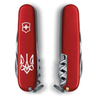 Нож Victorinox Spartan Ukraine 91 мм Червоний Тризуб готичний білий (1.3603_T0630u) - изображение 2