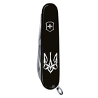 Нож Victorinox Spartan Ukraine 91 мм Чорний Тризуб готичний білий (1.3603.3_T0630u) - изображение 4