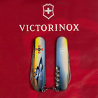 Нож Victorinox Climber Army Чорний Літак + Емблема ПС ЗСУ (1.3703.3_W3040p) - изображение 3