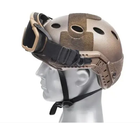 Защитные очки с монтажом на каску/шлем Dark Earth, FMA - изображение 4