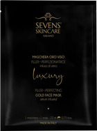 Кремоподібна маска для обличчя Sevens Skincare Розкішна золота 22 мл (8699501222305) - зображення 1