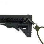 Приклад телескопічний FAB для AK 47, полімер, чорний - зображення 4